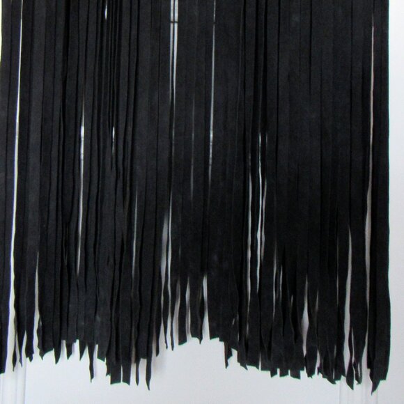 Marciano Black Fringe Vest - Picture 9 of 12